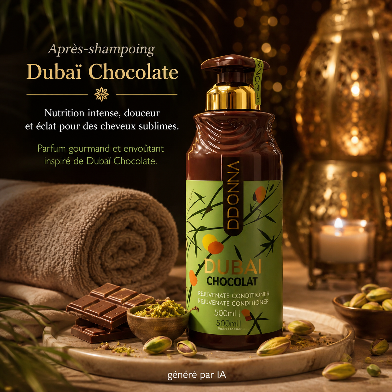 Aprés-Shampoing Dubaï Chocolate 500ML -O'DONNA