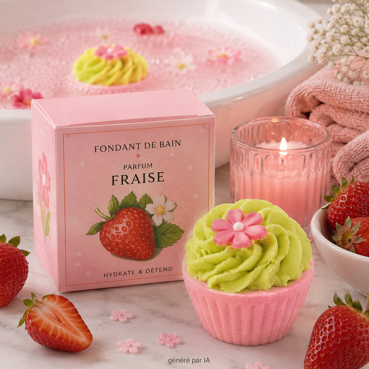 Fondant de Bain Senteur FRAISE
