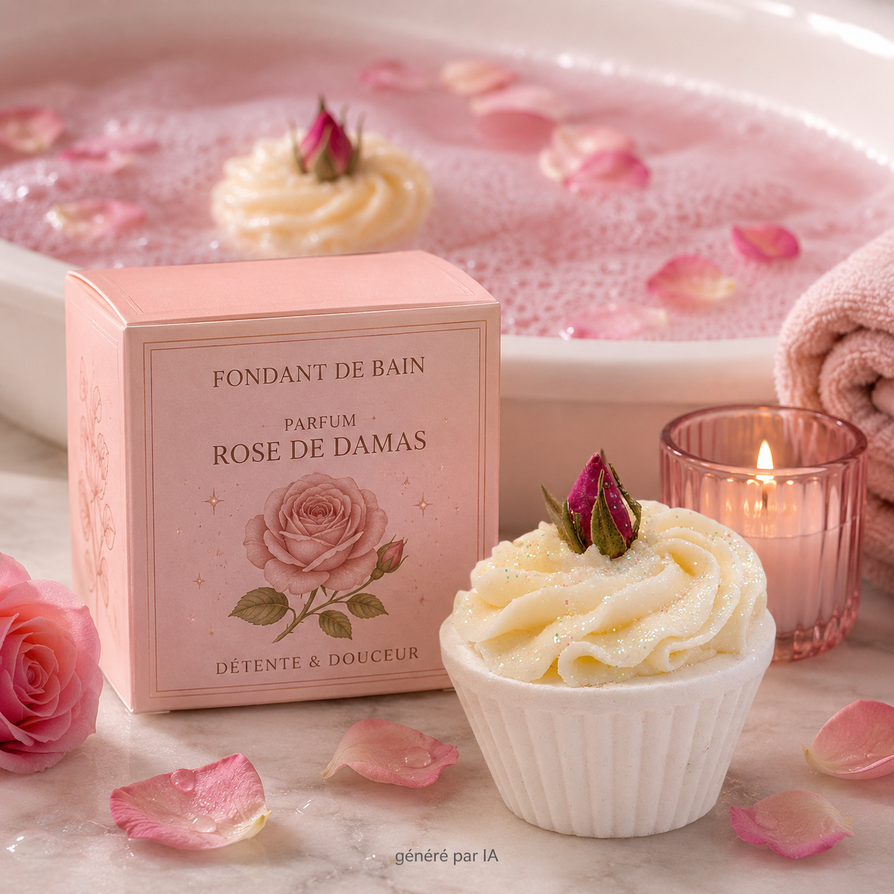 Fondant de Bain Senteur ROSE de DAMAS