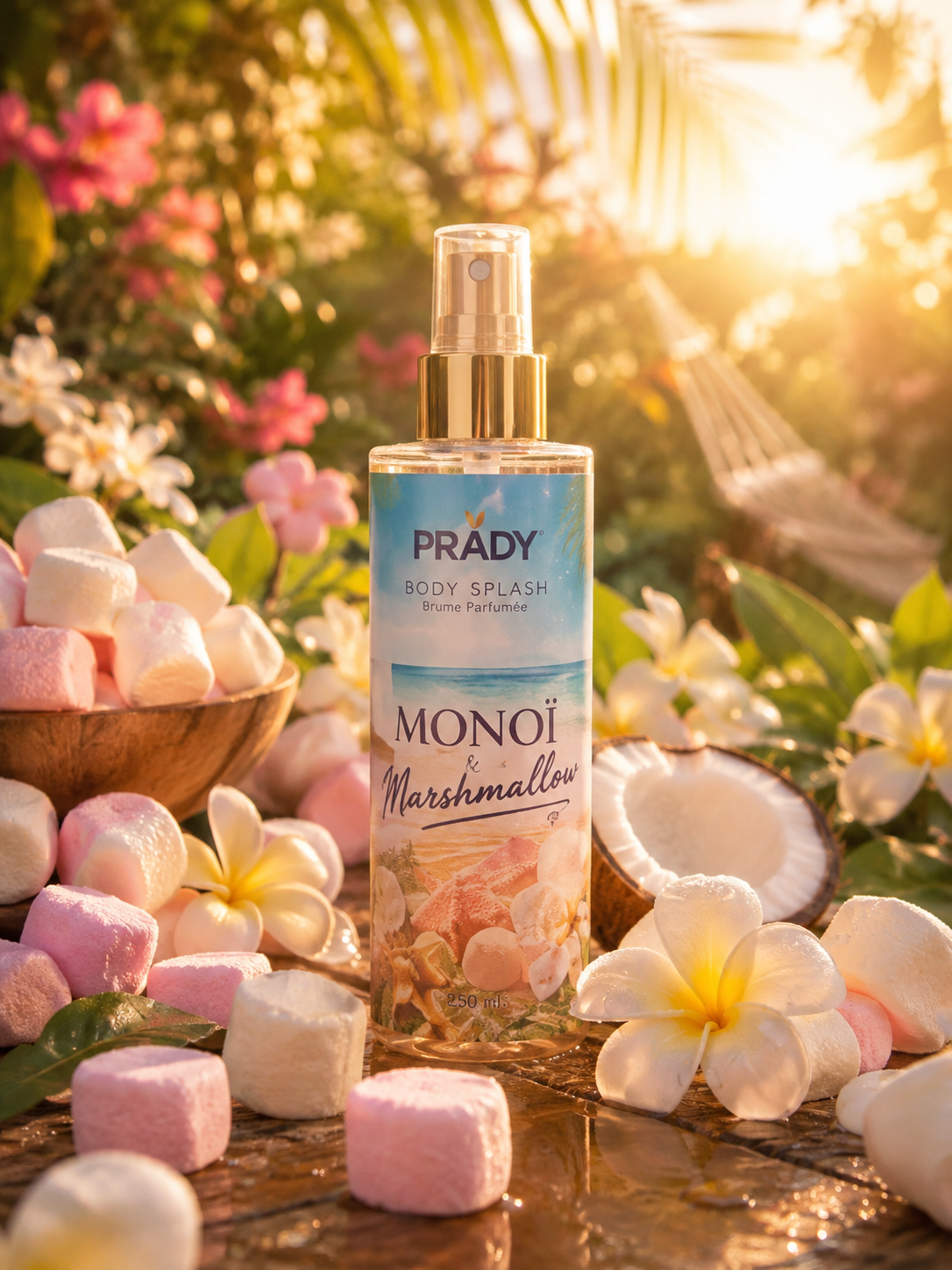 Brume Corps & Cheveux MONOÏ / MARSHMALLOW - Prady – 250 ml
