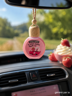 Parfum Voiture senteur Fraise/Chantilly