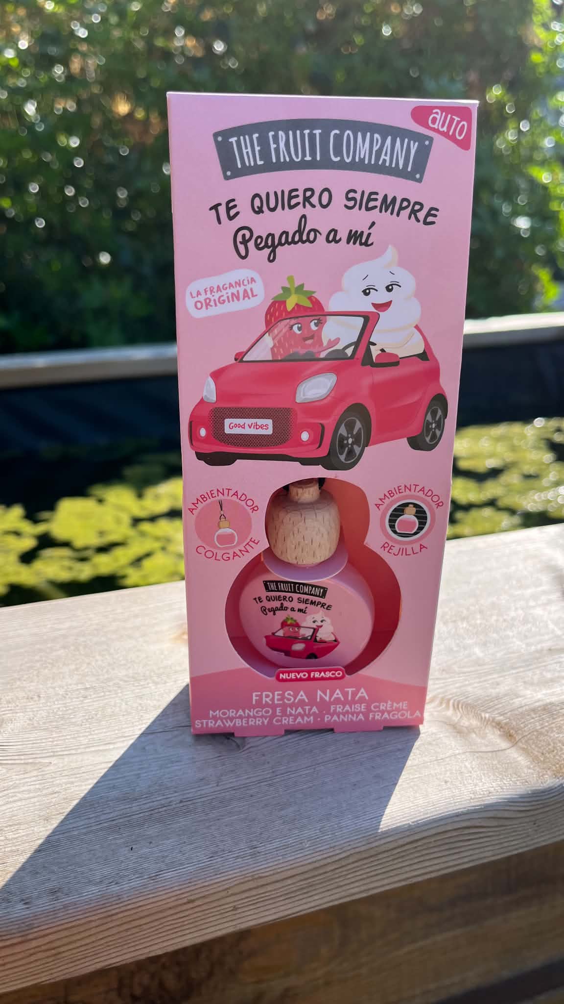 Parfum Voiture senteur Fraise/Chantilly