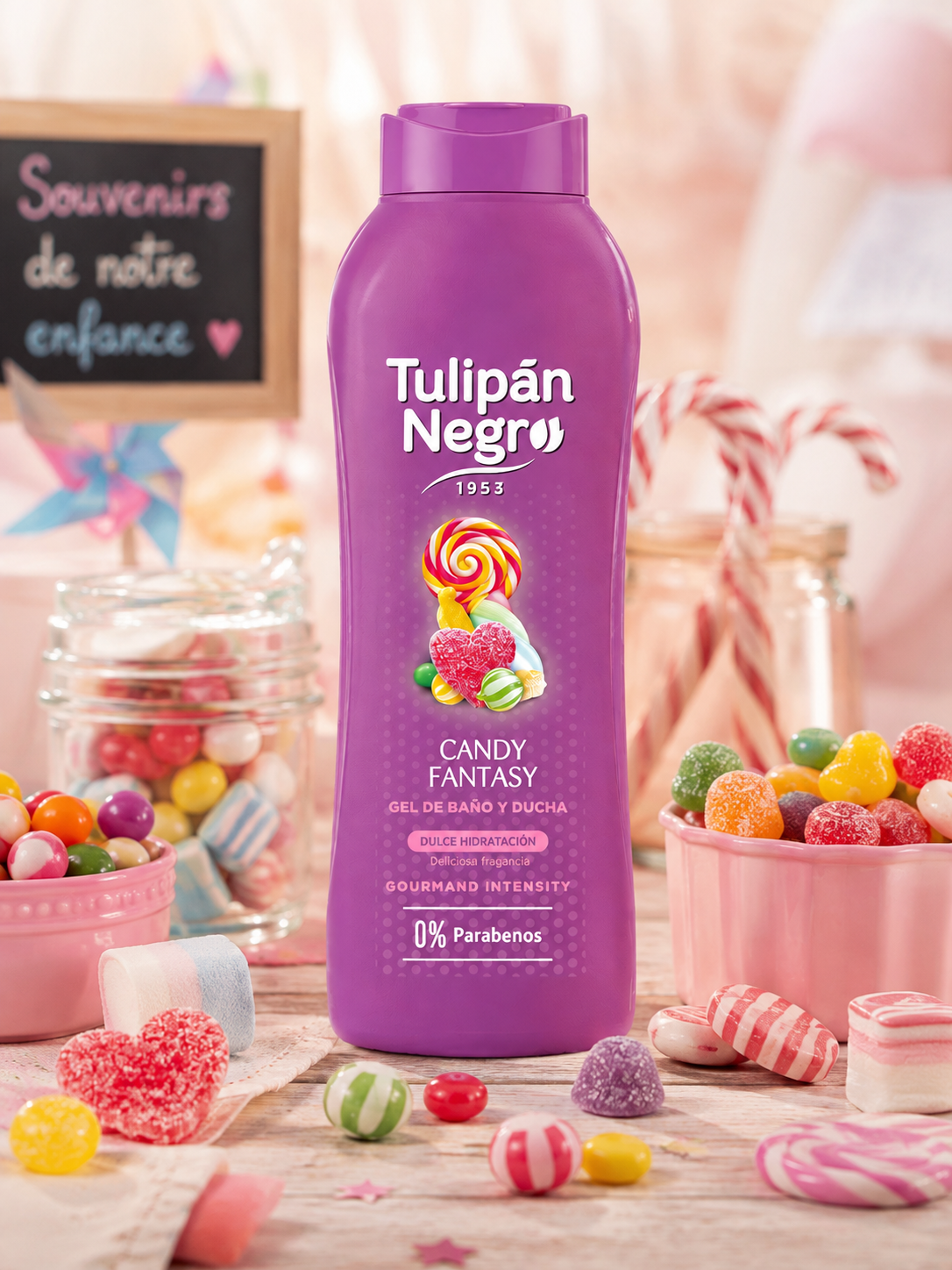Gel douche CANDY FANTAISY 650ml - Tulipan negro